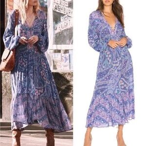 Celestial city lights maxi dress